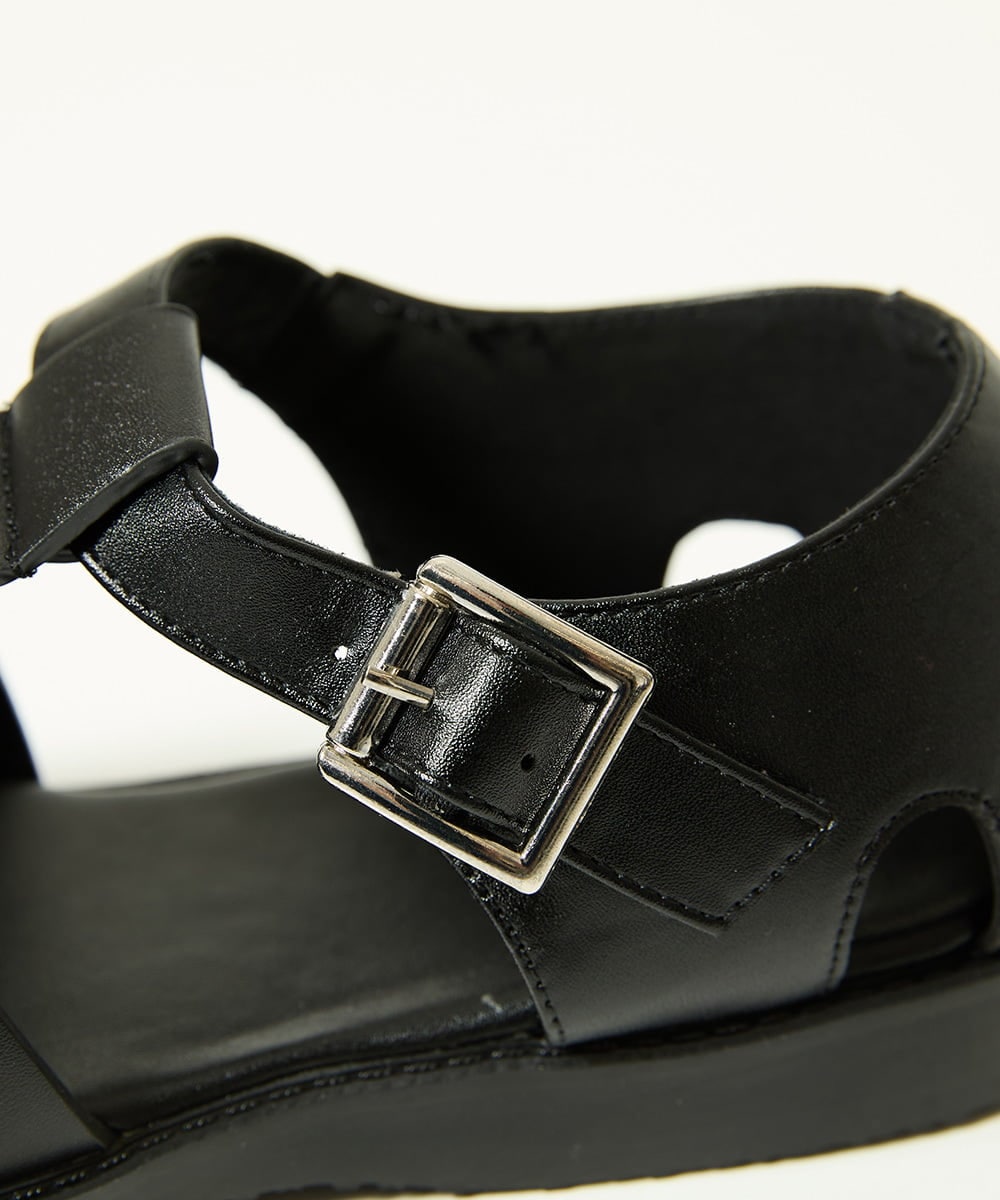 MS6GB06110 MK MICHEL KLEIN HOMME(MKミッシェルクランオム) グルカサンダル ブラック
