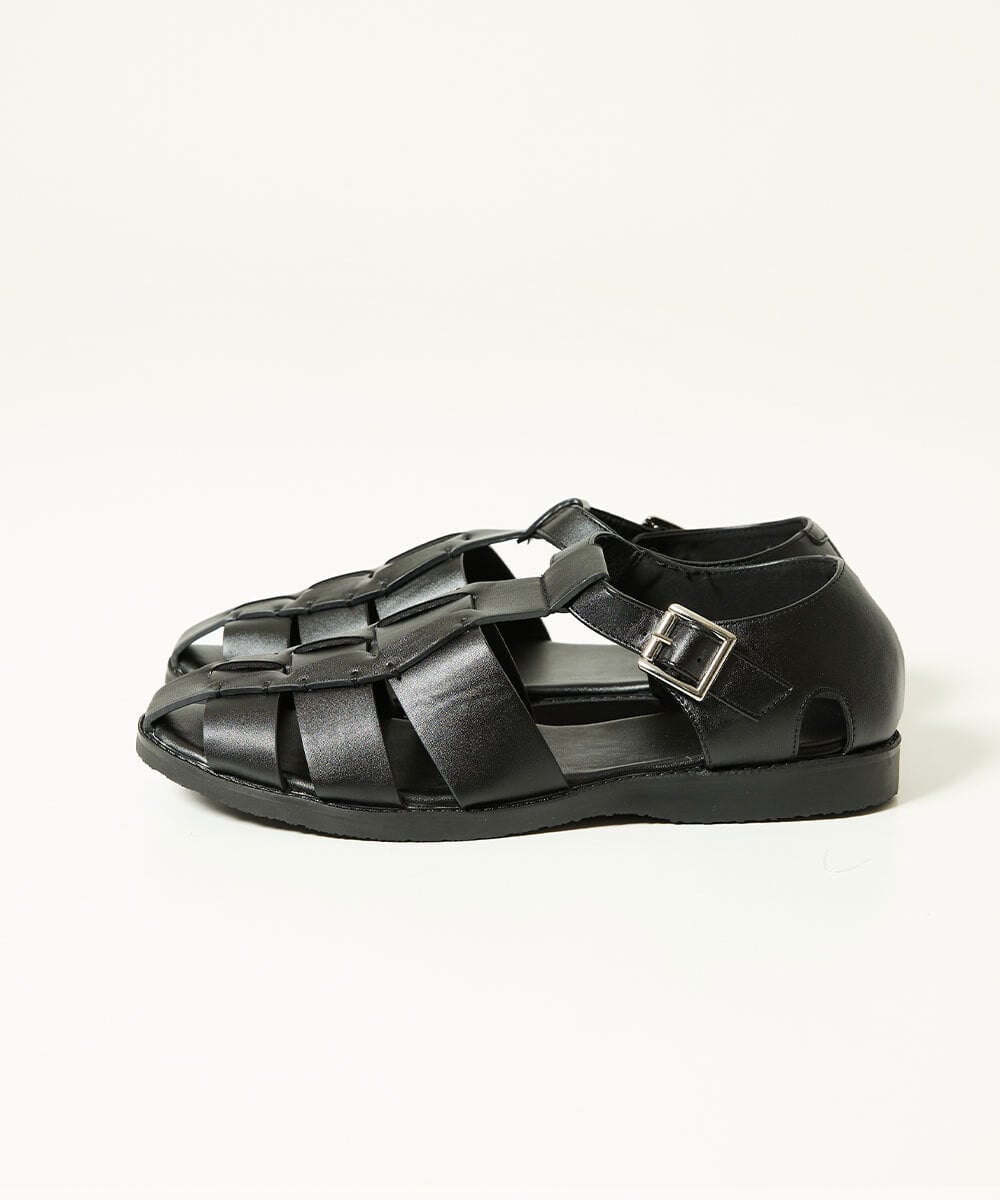 MS6GB07080 MK MICHEL KLEIN HOMME(MKミッシェルクランオム) クロッグサンダル ブラック
