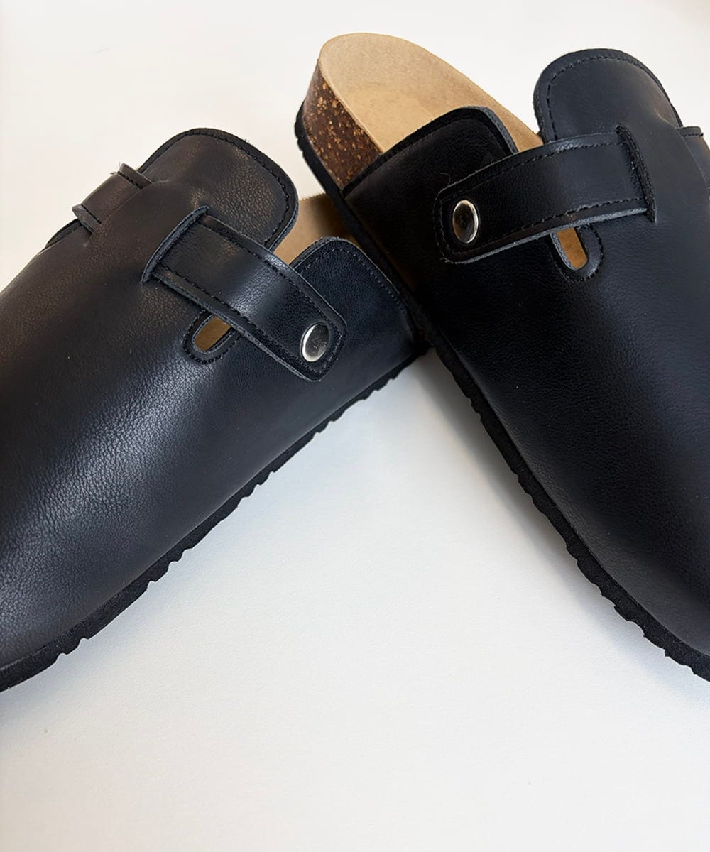 MS6GB07080 MK MICHEL KLEIN HOMME(MKミッシェルクランオム) クロッグサンダル ブラック