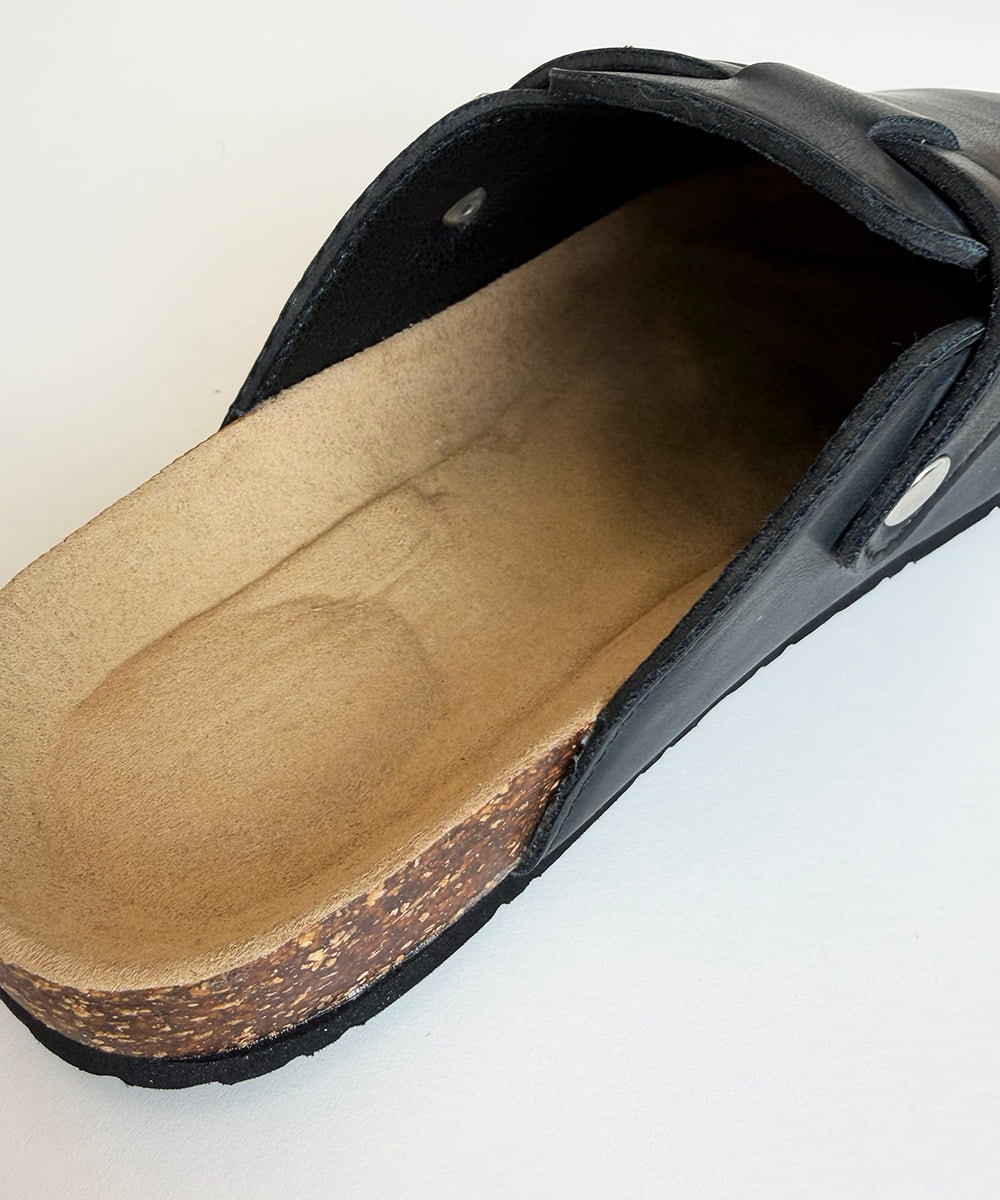 MS6GB07080 MK MICHEL KLEIN HOMME(MKミッシェルクランオム) クロッグサンダル ブラック