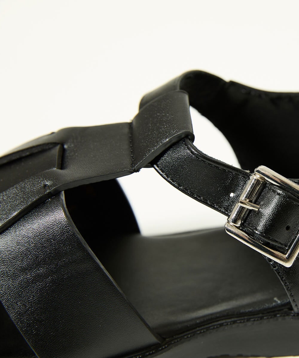 MS6GB07080 MK MICHEL KLEIN HOMME(MKミッシェルクランオム) クロッグサンダル ブラック
