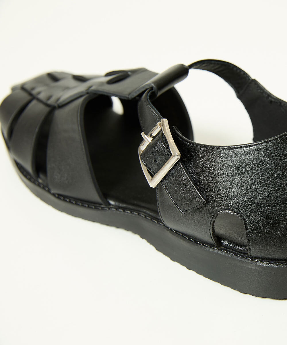 MS6GB07080 MK MICHEL KLEIN HOMME(MKミッシェルクランオム) クロッグサンダル ブラック