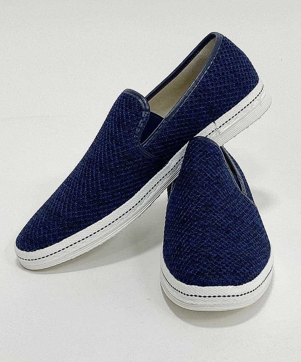 MS6GK41085 MK MICHEL KLEIN HOMME(MKミッシェルクランオム) モクメッシュスリッポン ネイビー