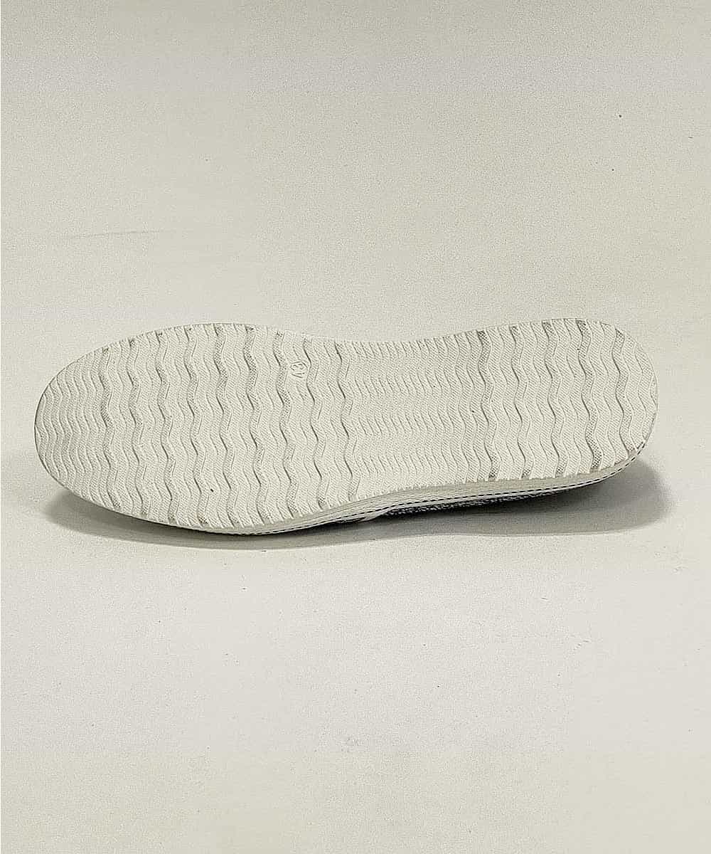 MS6GK41085 MK MICHEL KLEIN HOMME(MKミッシェルクランオム) モクメッシュスリッポン ライトグレー