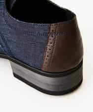 MS6GN02095 MK MICHEL KLEIN HOMME(MKミッシェルクランオム) デニムプレーントゥ ネイビー(57)
