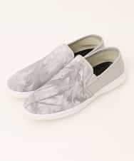 MS6GN04065 MK MICHEL KLEIN HOMME(MKミッシェルクランオム) タイダイスリッポン ライトグレー