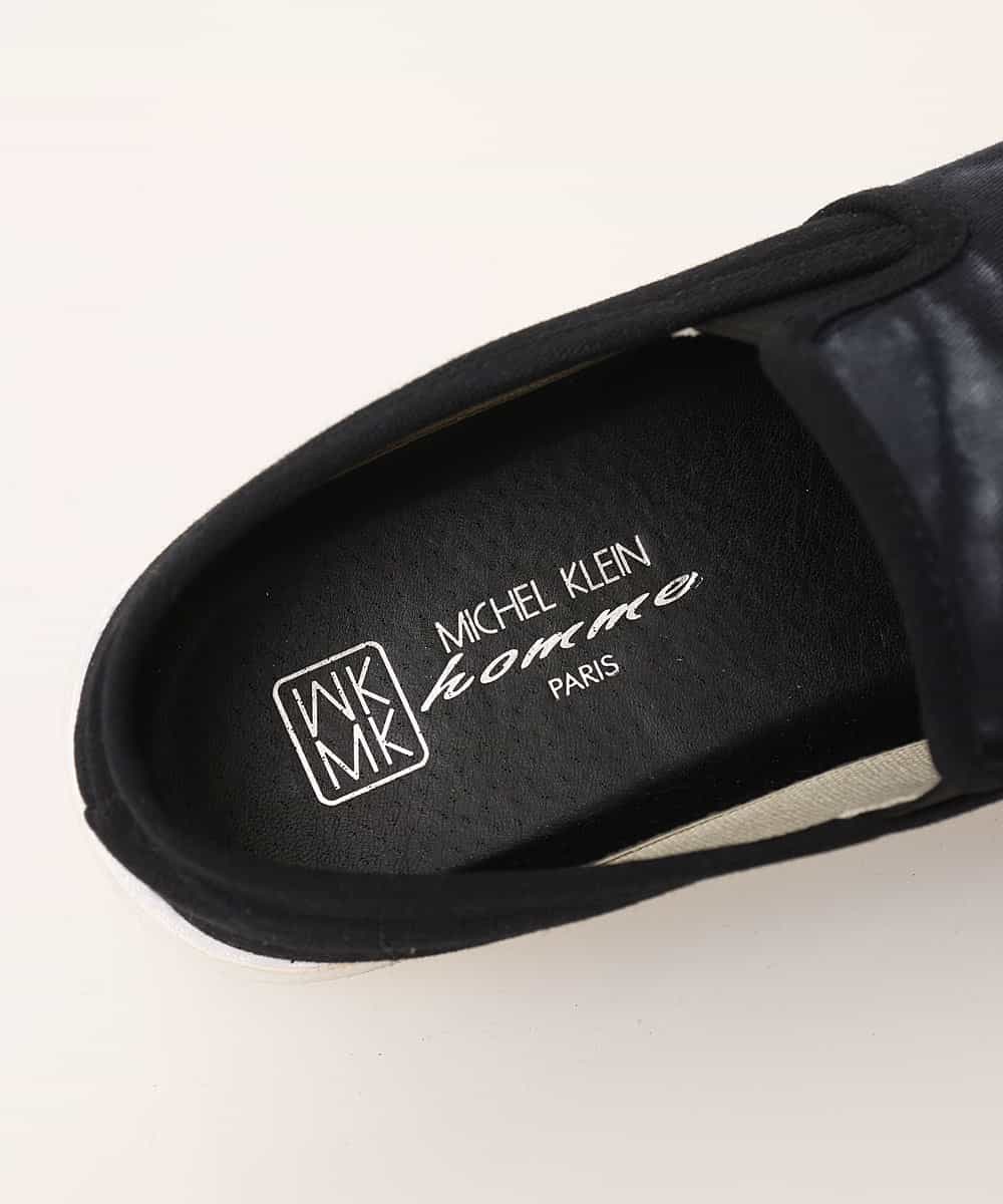 MS6GN04065 MK MICHEL KLEIN HOMME(MKミッシェルクランオム) タイダイスリッポン ブラック
