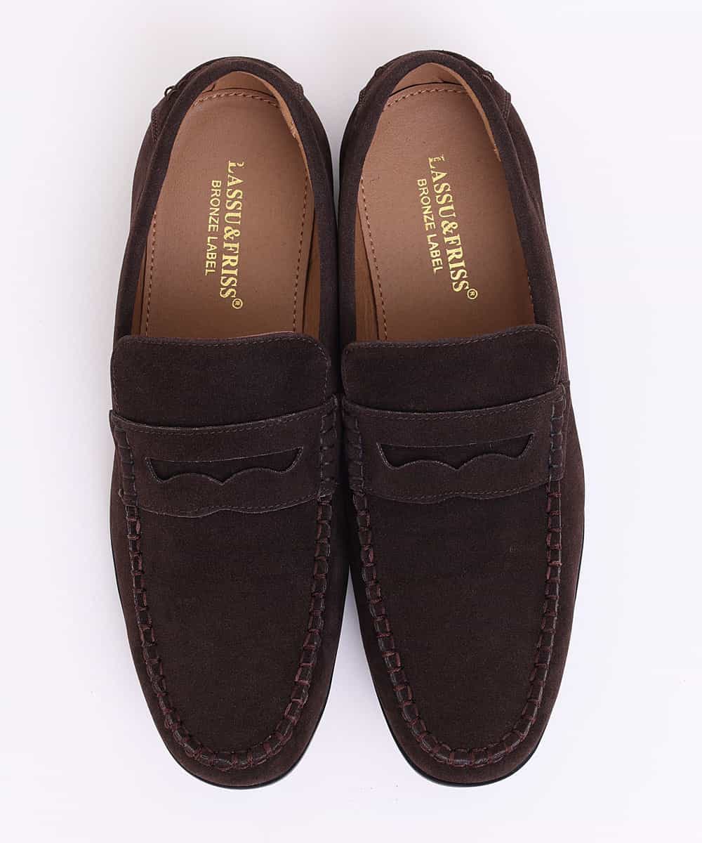 MS6GN30090 MK MICHEL KLEIN HOMME(MKミッシェルクランオム) スエードドライビング ブラウン