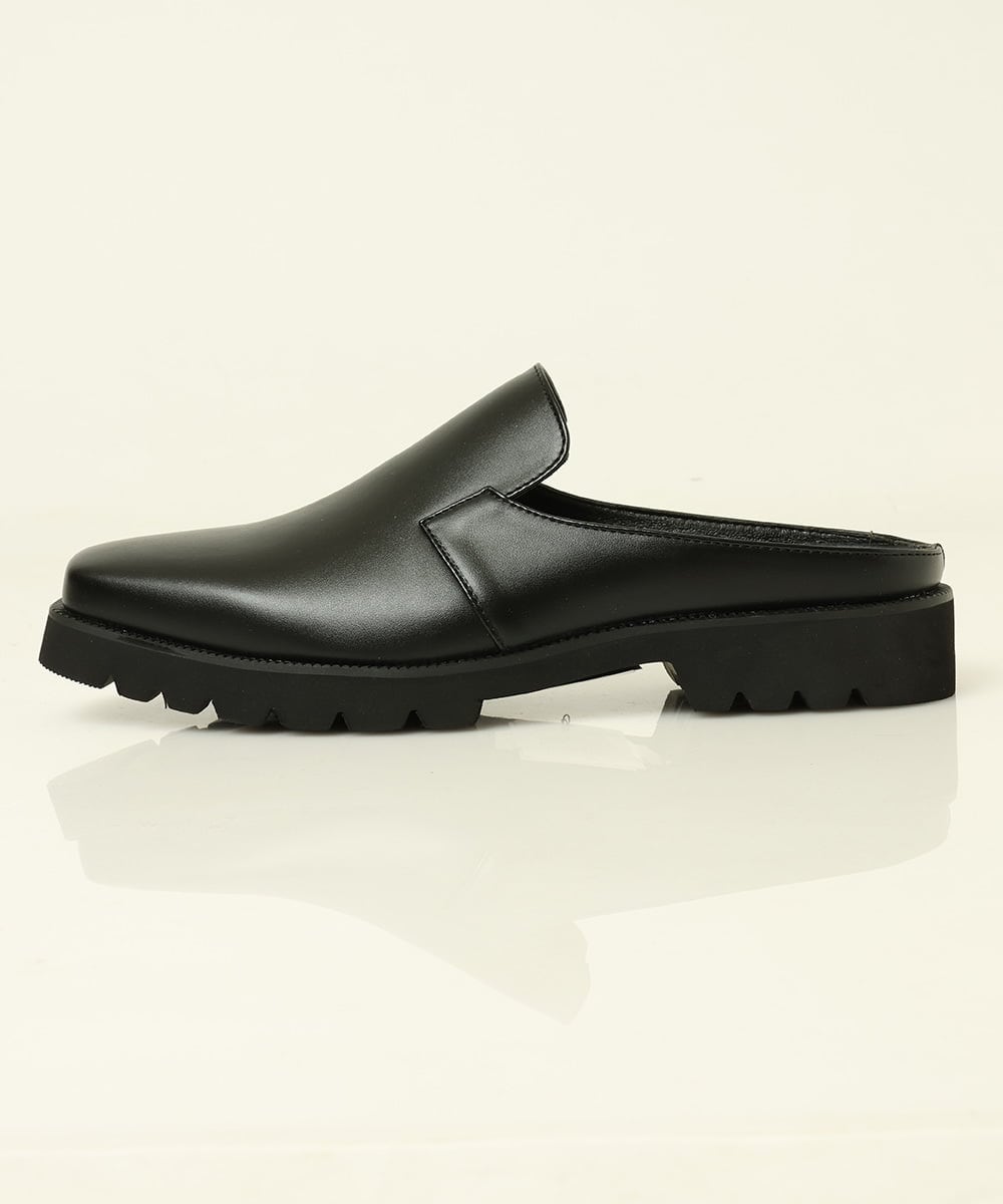 MS6GQ25100 MK MICHEL KLEIN HOMME(MKミッシェルクランオム) スリッポンサンダル ブラック