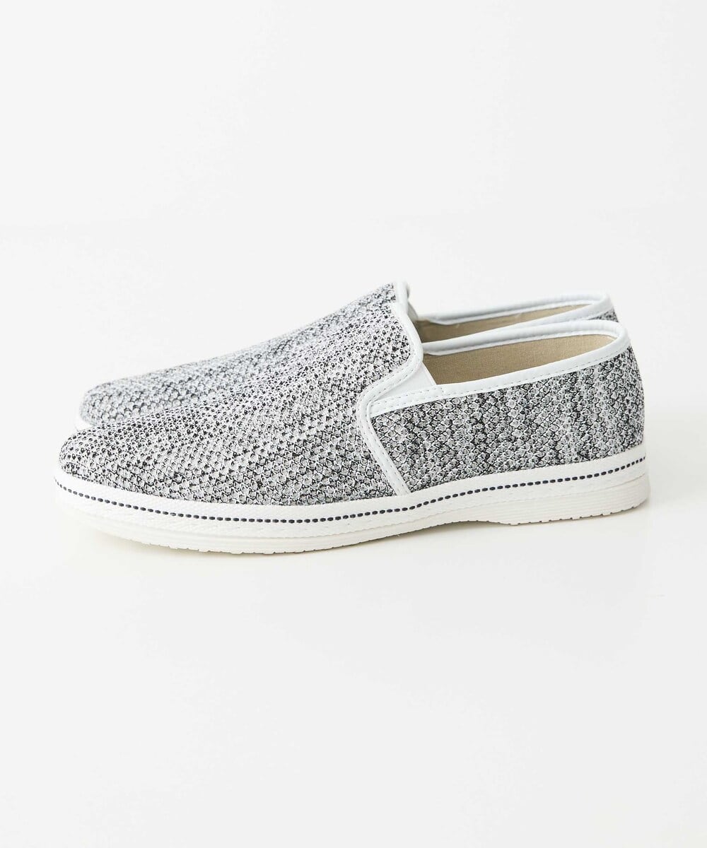 MS6GW63098 MK MICHEL KLEIN HOMME(MKミッシェルクランオム) 【旅行におすすめ】メッシュスリッポン グレー