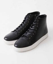 MS6GW75120 MK MICHEL KLEIN HOMME(MKミッシェルクランオム) ハイカットレザータッチスニーカー ブラック