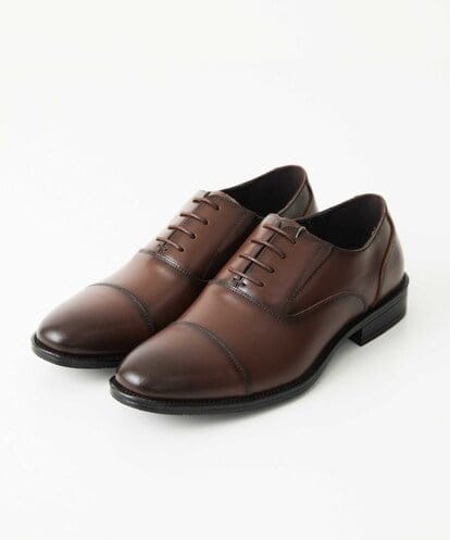 MK MICHEL KLEIN HOMME(MK ミッシェルクランオム) ストレートチップレザーシューズ ダークブラウン