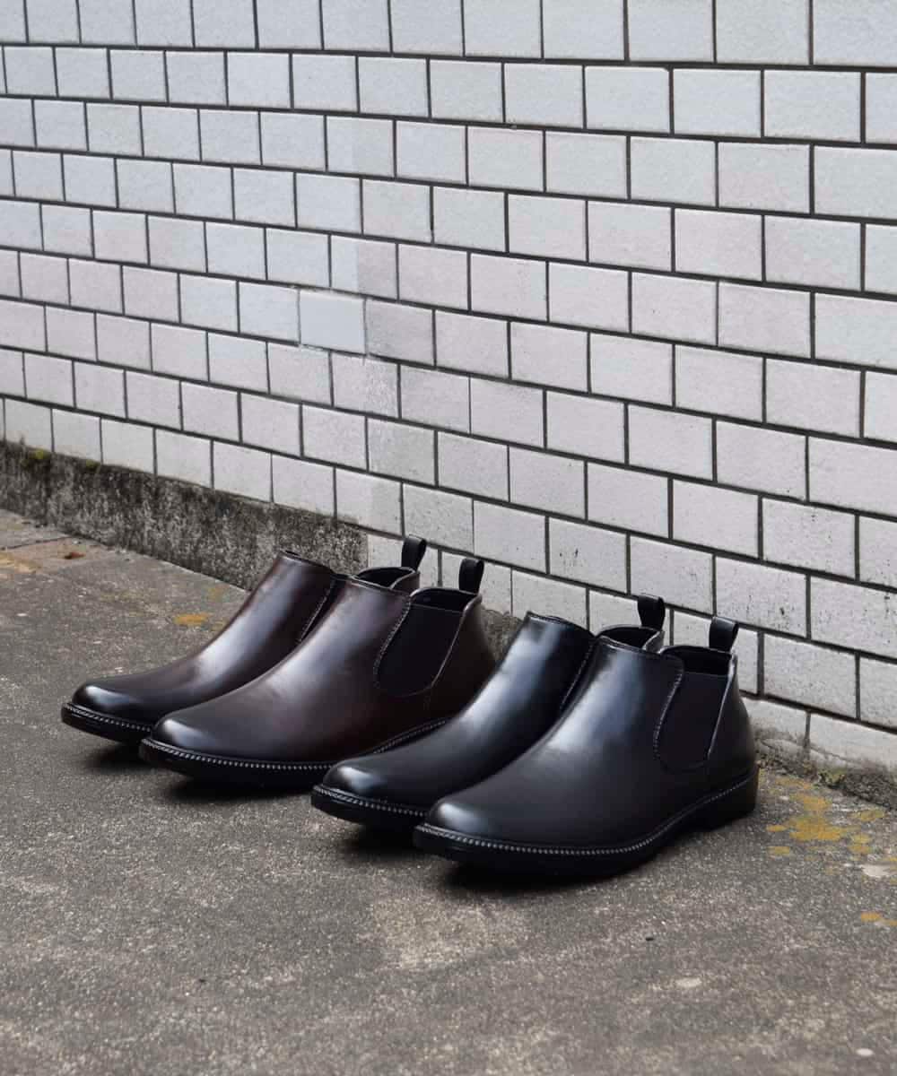 MS6HD01110 MK MICHEL KLEIN HOMME(MKミッシェルクランオム) 【防水】サイドゴアレインシューズ ブラウン