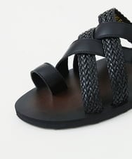 MS6HT64079 MK MICHEL KLEIN HOMME(MKミッシェルクランオム) マルチクロスサンダル ブラック(94)