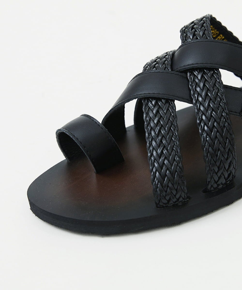 MS6HT64079 MK MICHEL KLEIN HOMME(MKミッシェルクランオム) マルチクロスサンダル ブラック(94)