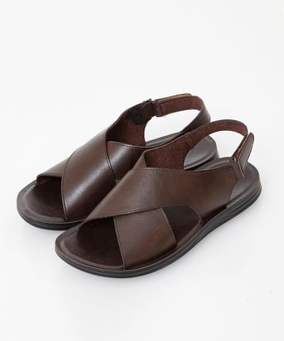 MS6HW82080 MK MICHEL KLEIN HOMME クロスベルトストラップサンダル
