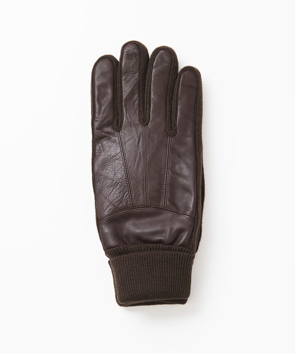MSTAB80080 MK MICHEL KLEIN HOMME(MKミッシェルクランオム) シープスキングローブ ブラウン