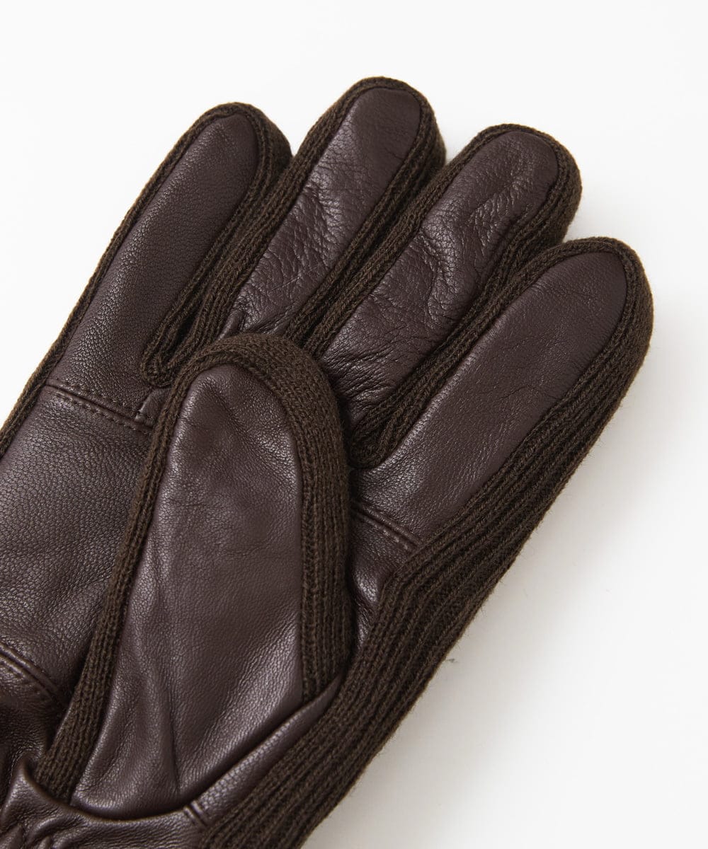 MSTAB80080 MK MICHEL KLEIN HOMME(MKミッシェルクランオム) シープスキングローブ ブラウン