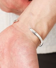MSYGB05040 MK MICHEL KLEIN HOMME(MKミッシェルクランオム) ラウンドバングル シルバー