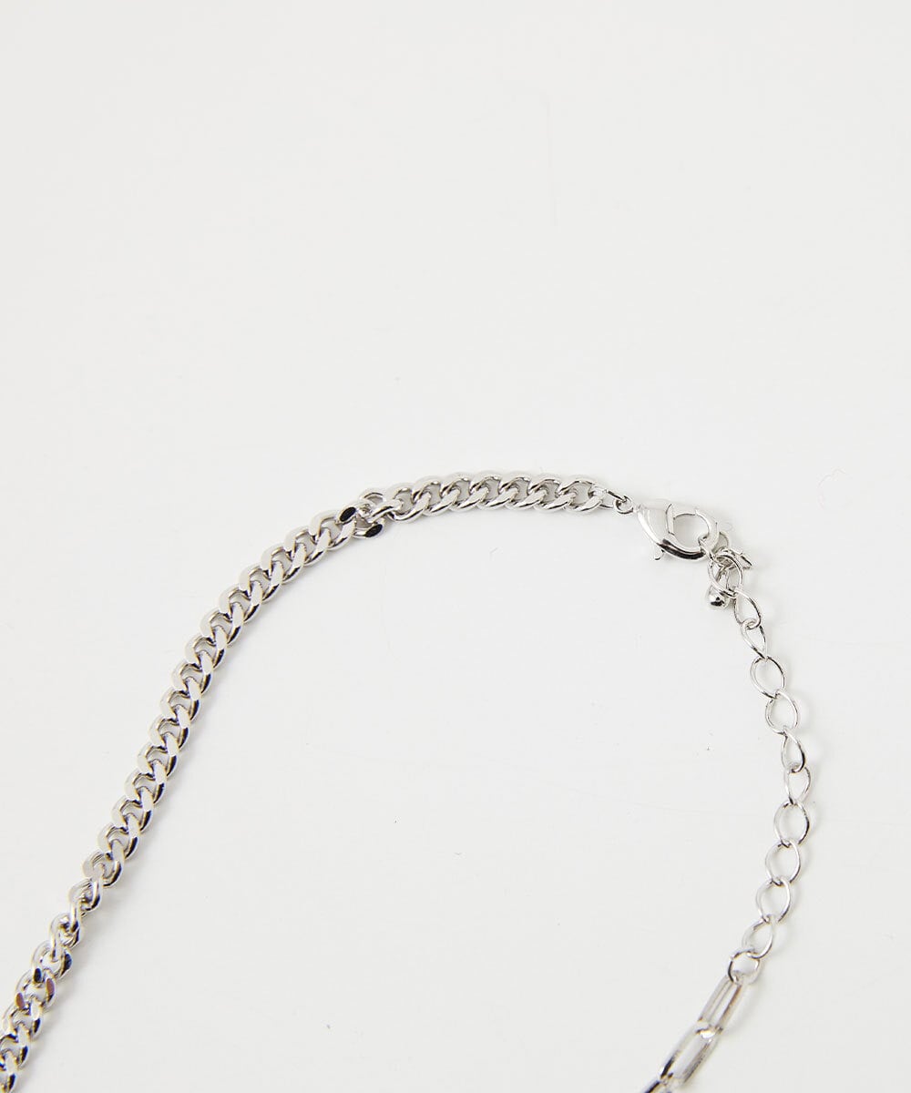 MSYGB08040 MK MICHEL KLEIN HOMME(MKミッシェルクランオム) ケーブルチェーンネックレス シルバー