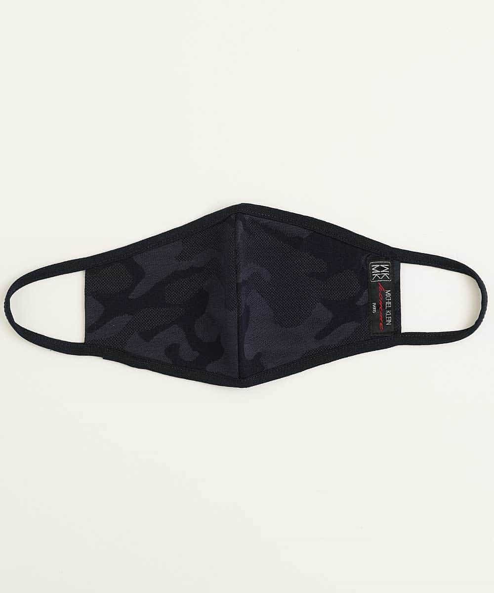 MSYGN03020 MK MICHEL KLEIN HOMME(MKミッシェルクランオム) 【洗える/返品不可】ブランドマスク（2枚セット）/カモフラ ネイビー(57)