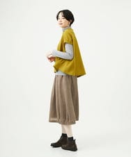 NGBAE36230 GIANNI LO GIUDICE(ジャンニ ロ ジュディチェ) リファインガーゼブラウス イエロー