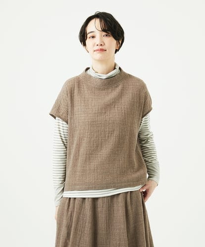 NGBAE36230 GIANNI LO GIUDICE リファインガーゼブラウス