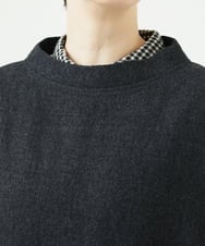 NGBAE36230 GIANNI LO GIUDICE(ジャンニ ロ ジュディチェ) リファインガーゼブラウス ダークグレー