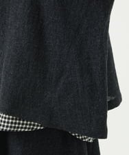 NGBAE36230 GIANNI LO GIUDICE(ジャンニ ロ ジュディチェ) リファインガーゼブラウス ダークグレー