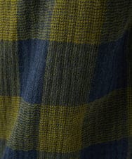 NGBAF16290 GIANNI LO GIUDICE(ジャンニ ロ ジュディチェ) [日本製]リファインガーゼブロックチェックプルオーバー イエロー