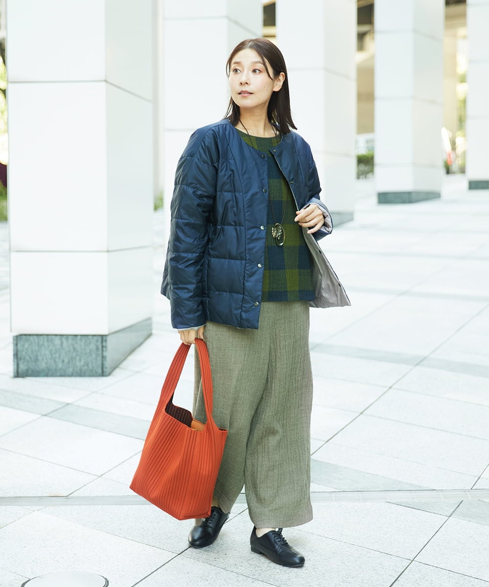 NGBAF16290 GIANNI LO GIUDICE(ジャンニ ロ ジュディチェ) [日本製]リファインガーゼブロックチェックプルオーバー イエロー