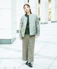 NGBAF16290 GIANNI LO GIUDICE(ジャンニ ロ ジュディチェ) [日本製]リファインガーゼブロックチェックプルオーバー イエロー