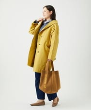 NGBEF14230 GIANNI LO GIUDICE(ジャンニ ロ ジュディチェ) [洗える]シャーリングシャンブレーブラウス ネイビー
