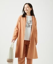 NGBEF15390 GIANNI LO GIUDICE(ジャンニ ロ ジュディチェ) [洗える]二重織ガーゼデニム製品染めブラウス ピンクベージュ