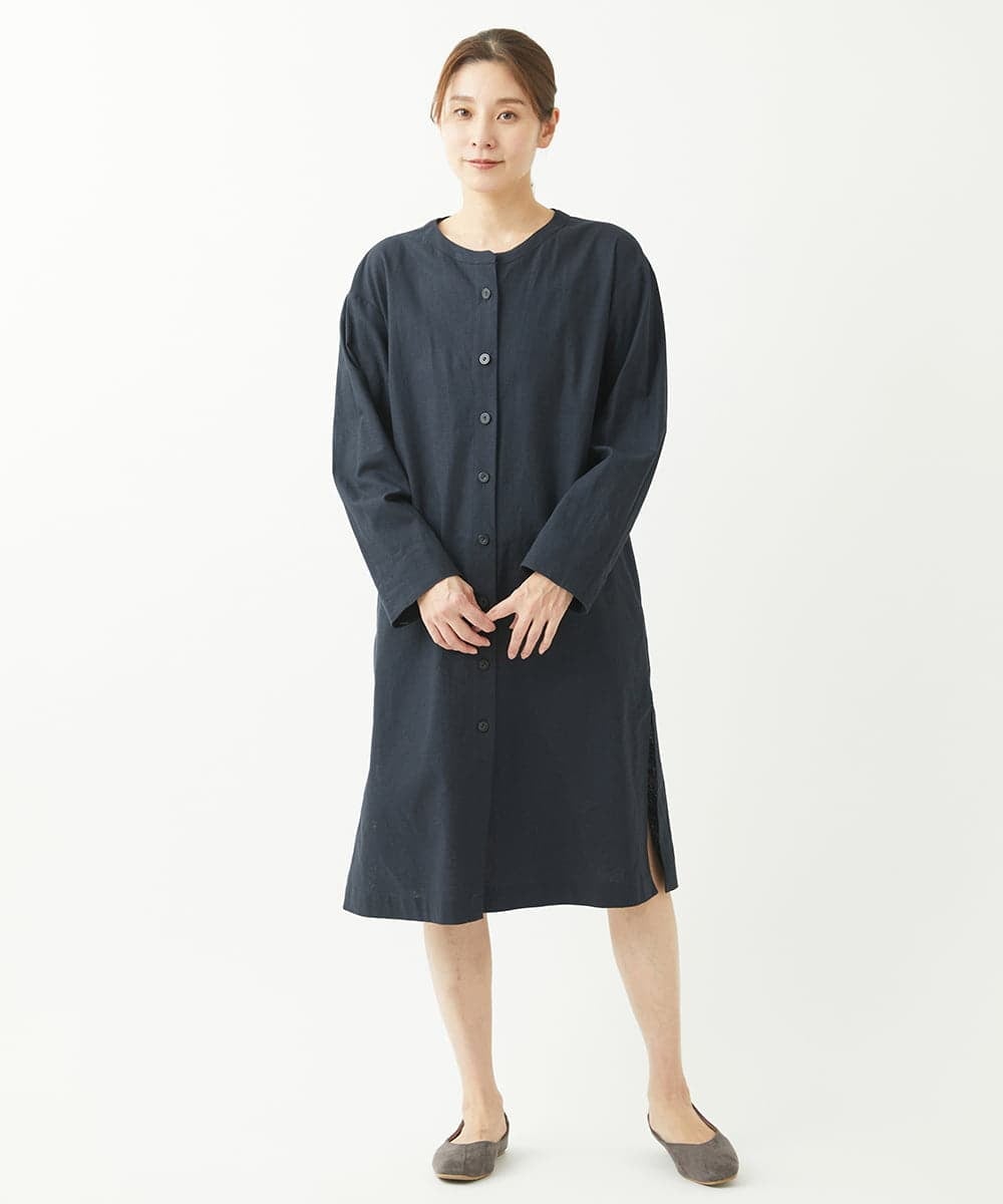 洗える]綿麻シュリンクチュニックブラウス(ブラウス・シャツ) | GIANNI  