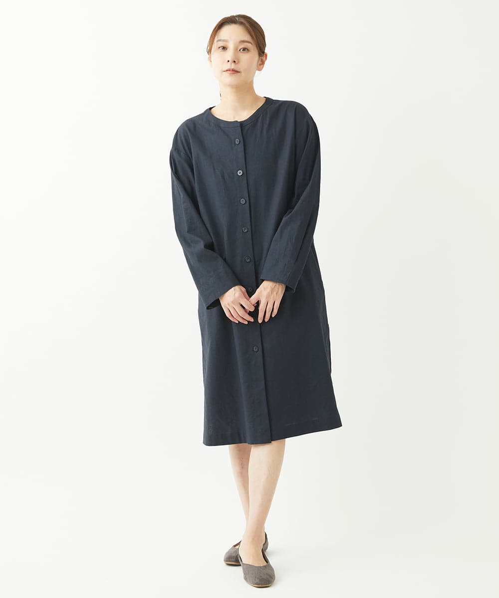 洗える]綿麻シュリンクチュニックブラウス(ブラウス・シャツ) | GIANNI  