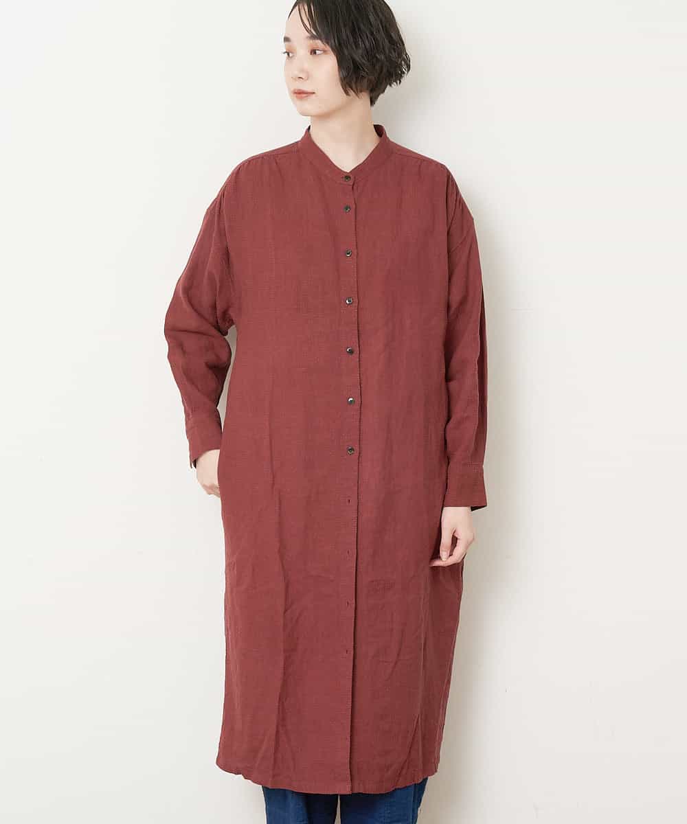 Gianni Lo Giudice ジャンニ ロ ジュディチェ 洗える バンドカラーロングシャツワンピース イトキンオンラインストア