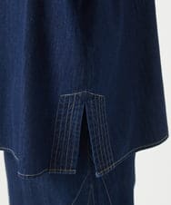 NGBGA20250 GIANNI LO GIUDICE(ジャンニ ロ ジュディチェ) [洗える]コットンデニムシャツブラウス ネイビー