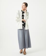 NGBGA23330 GIANNI LO GIUDICE(ジャンニ ロ ジュディチェ) [洗える]コットン楊柳ラグランスリーブフーディー アイボリー