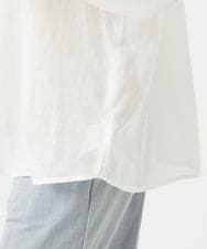 NGBGA32330 GIANNI LO GIUDICE(ジャンニ ロ ジュディチェ) [洗える]コットンガーゼ刺繍ブラウス ホワイト