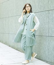 NGBGA32330 GIANNI LO GIUDICE(ジャンニ ロ ジュディチェ) [洗える]コットンガーゼ刺繍ブラウス ホワイト