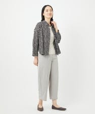 NGBGB04250 GIANNI LO GIUDICE(ジャンニ ロ ジュディチェ) [洗える]塩縮ドットシャツブラウス ブルー