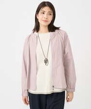 NGBGC03330 GIANNI LO GIUDICE(ジャンニ ロ ジュディチェ) [洗える]ナイロンワッシャーブルゾン ピンク