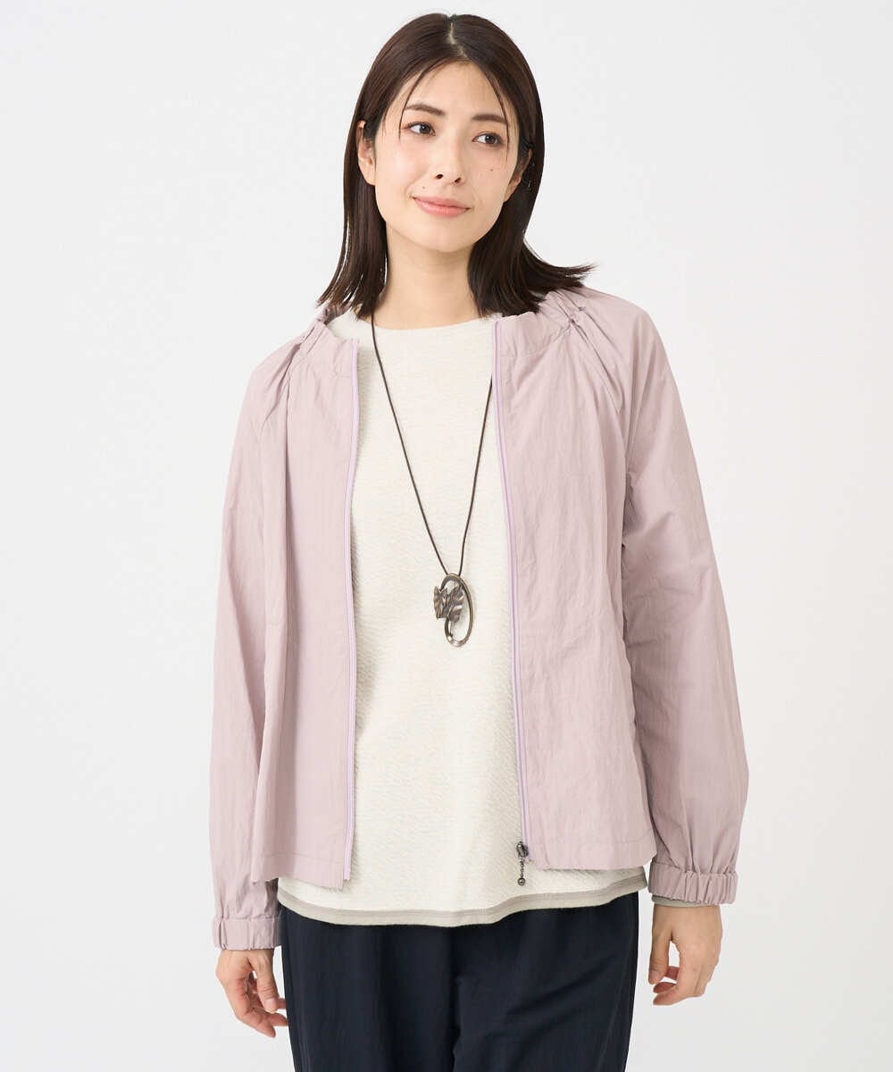 NGBGC03330 GIANNI LO GIUDICE(ジャンニ ロ ジュディチェ) [洗える]ナイロンワッシャーブルゾン ピンク