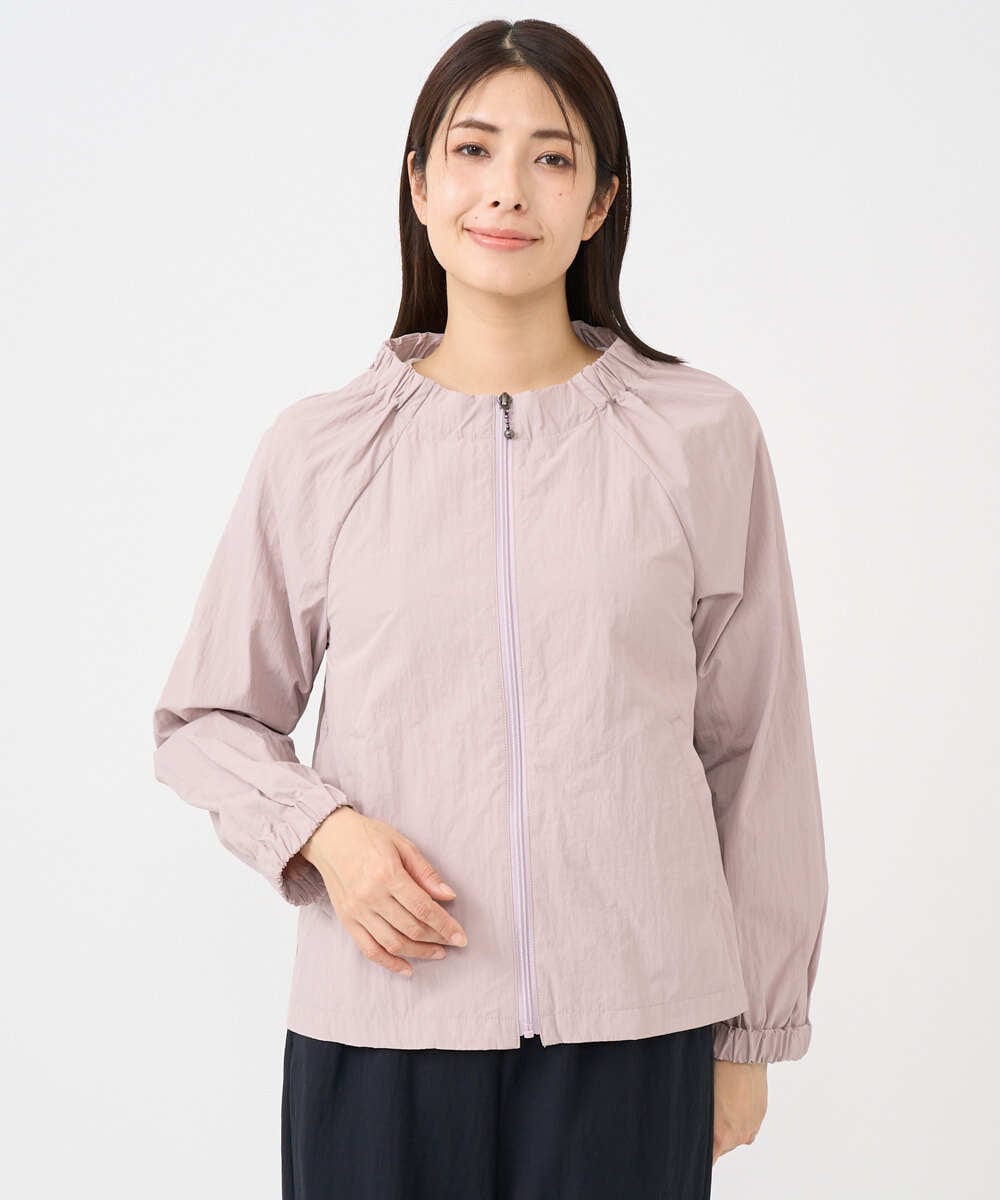 NGBGC03330 GIANNI LO GIUDICE(ジャンニ ロ ジュディチェ) [洗える]ナイロンワッシャーブルゾン ピンク