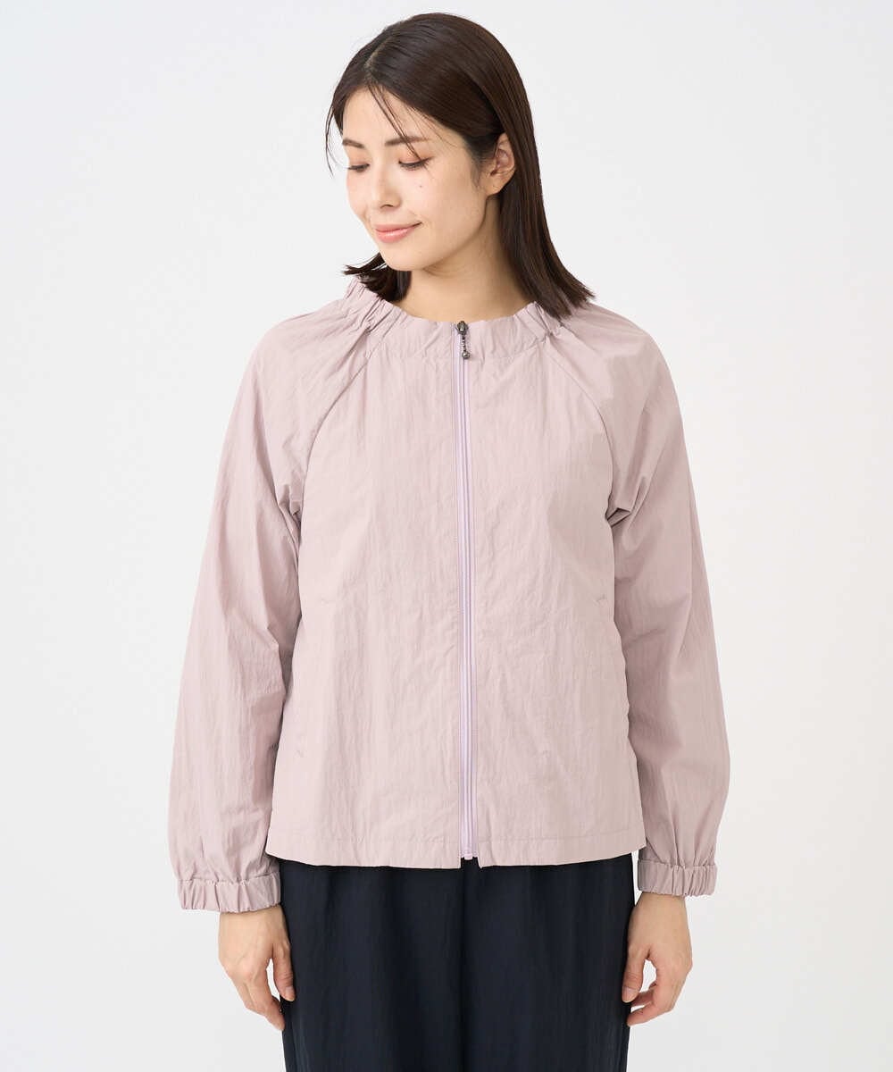 NGBGC03330 GIANNI LO GIUDICE(ジャンニ ロ ジュディチェ) [洗える]ナイロンワッシャーブルゾン ピンク