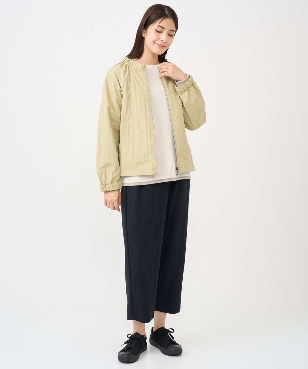 NGBGC03330 GIANNI LO GIUDICE(ジャンニ ロ ジュディチェ) [洗える]ナイロンワッシャーブルゾン イエロー