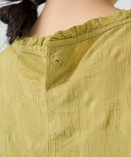 NGBGD31290 GIANNI LO GIUDICE(ジャンニ ロ ジュディチェ) [洗える]シャドーボイルドットブラウス イエロー