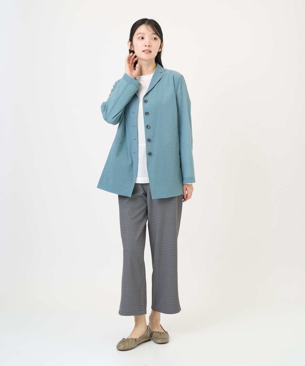 NGBGD31290 GIANNI LO GIUDICE(ジャンニ ロ ジュディチェ) [洗える]シャドーボイルドットブラウス ホワイト