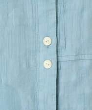 NGBGD32330 GIANNI LO GIUDICE(ジャンニ ロ ジュディチェ) [洗える]シャドーボイルドット前開きブラウス イエロー